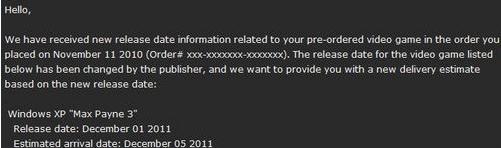 《马克思佩恩3》PC版发售日已公布