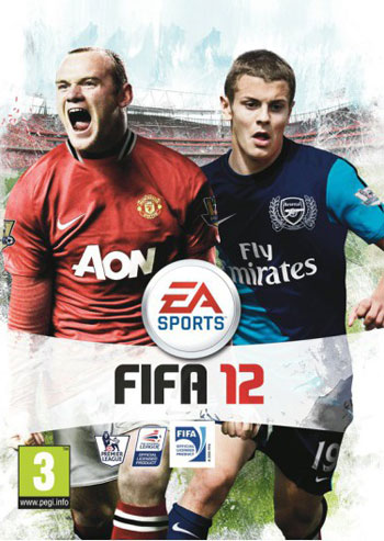 鲁尼和杰克·威尔希尔同登《FIFA 12》封面