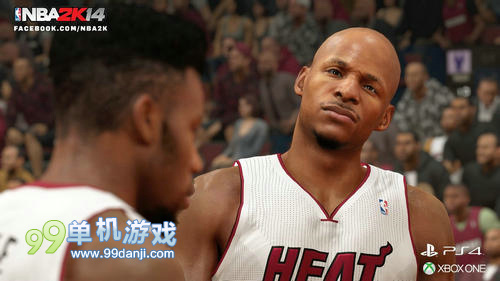 《NBA 2K14》PS4/XboxOne画质对比 次世代很炫