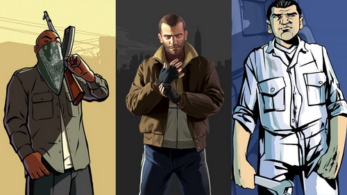 人物在变风格未变 《GTA》系列封面图的规律
