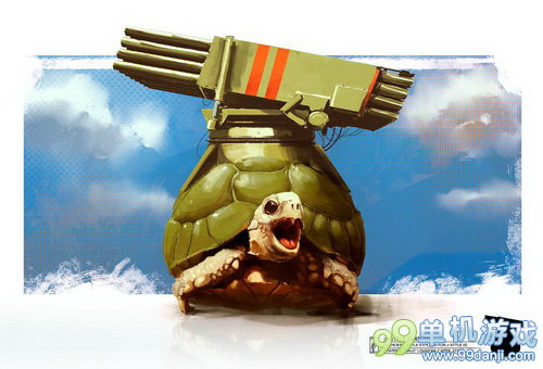 神龟出马炮轰天下 德国艺术家笔下的军事幻想