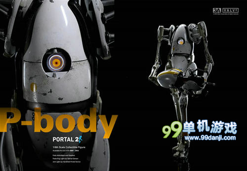 机器人爱搞基 《传送门2》Atlas和P-Body手办赏