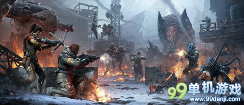 E3 2013：《失落的星球3》新预告 雪原战怪兽
