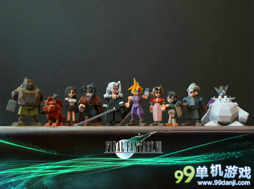 3D打印《最终幻想7》角色 看起来非常漂亮