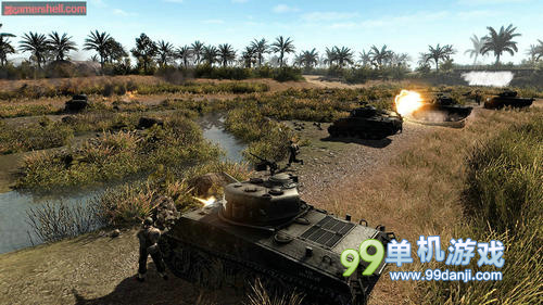 《战争之人：突击小队2》新截图 坦克纵横战场