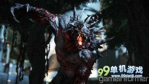 科幻游戏《进化》演示 猎杀恐怖外星巨兽