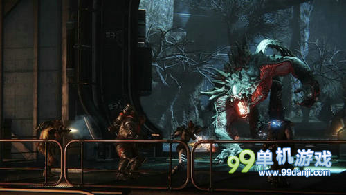 科幻游戏《进化》演示 猎杀恐怖外星巨兽