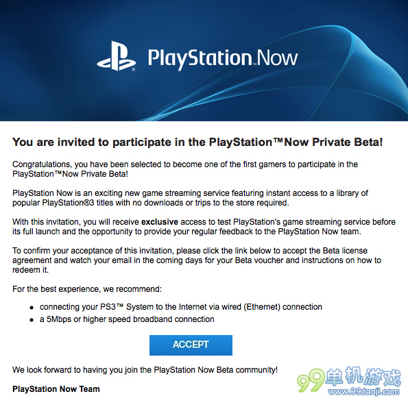 索尼云游戏服务PS Now新一轮Beta测试邀请开启