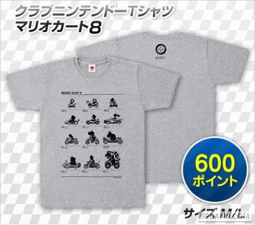 《马里奥赛车8》主题男款T恤登陆任天堂俱乐部
