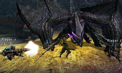 3DS《怪物猎人4终极》海量截图 好基友组队屠龙