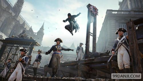《刺客信条：大革命》E3 2014演示 跑酷在巴黎