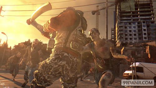 《消逝的光芒》E3 2014截图 一拳打爆僵尸的头