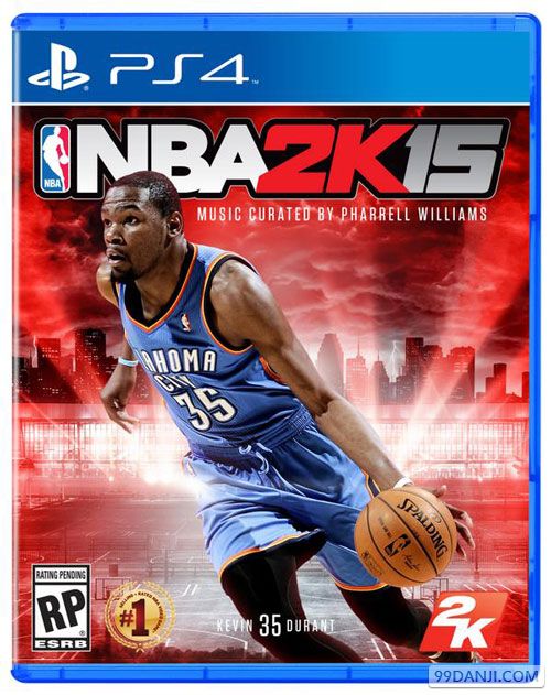 杜兰特唱主角 《NBA 2K15》游戏封面正式公布
