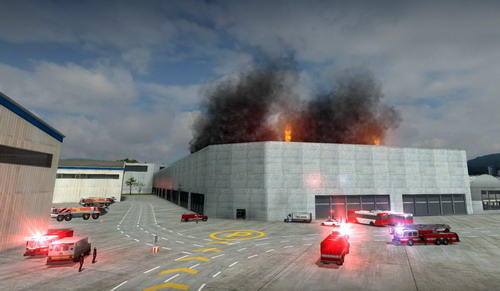 机场消防人员模拟截图