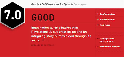 7分耐玩！《生化危机：启示录2》第一章IGN评测