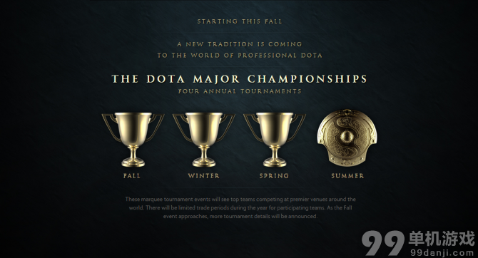 Valve宣布Dota2冠军赛将一季度举办一次