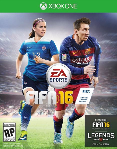 《FIFA16》美版封面图放出 女足队长首次加入封面