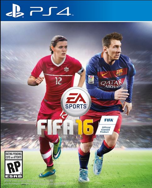 《FIFA16》美版封面图放出 女足队长首次加入封面