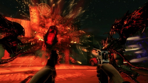 《黑暗2》最新游戏截图和艺术图 火爆的杀戮