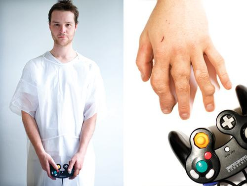 游戏玩家职业病艺术效果图 提倡健康生活