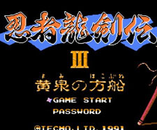 NES模拟器-忍者龙剑传3 中文版