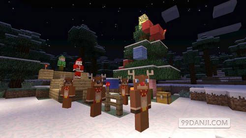 方块人也过圣诞 《我的世界》DLC新截图放出