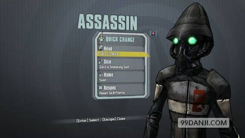 奇葩乌贼头 《无主之地2》新DLC角色皮肤曝光