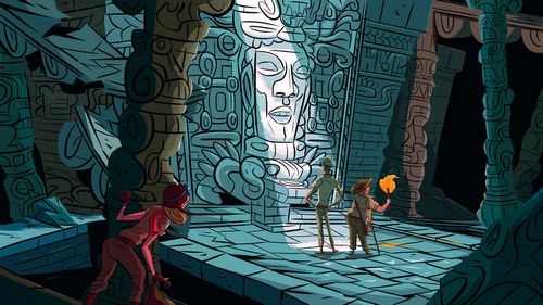 《魔窟冒险》游戏中的华丽艺术图
