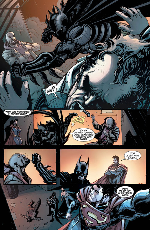 超人PK蝙蝠侠 《不义联盟：人间之神》漫画预览赏