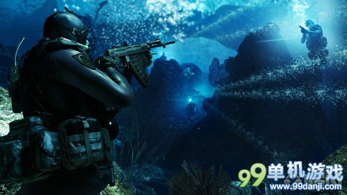 《使命召唤10：幽灵》新图曝光 打响海底战争