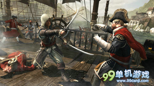 《刺客信条4》游戏偷跑版演示 加勒比海盗传说