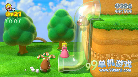 《马里奥3D世界》新预告 大叔继续卖萌踩蘑菇