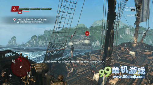 《刺客信条4》PC版截图 海战场面恢宏大气