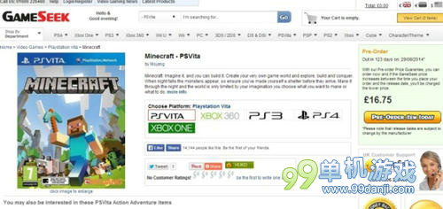 传《我的世界》PS4/XboxOne/PSV版今年8月问世